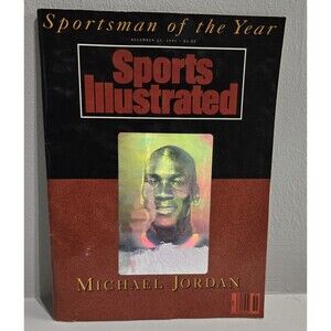 Michael Jordan Sports Illustrated Hologram Cover Sportsman Of The Year 1991 News